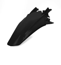 Load image into Gallery viewer, Acerbis black rear fender for KTM motorcycles, designed for gas and dirt bike models, shown mounted on a KTM bike.