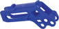 Polisport Plastics blue chain guide for drive systems, model 64-0503B, mounted on a bicycle drivetrain.