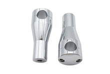 Load image into Gallery viewer, 4 inch Round Glide Riser Set Chrome
