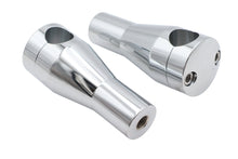 Load image into Gallery viewer, 4 inch Round Glide Riser Set Chrome