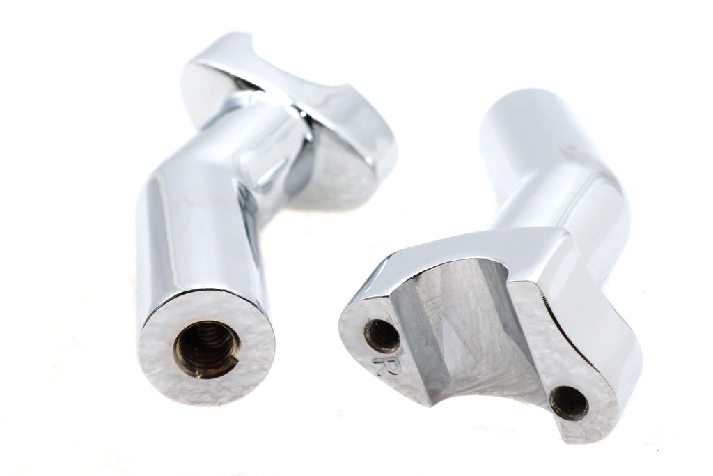 4-1/2 inch Pullback Riser Set Chrome