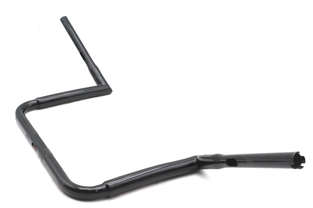 Factory Sample 12 inch Black ChiZeled Z-Bar Handlebar withou