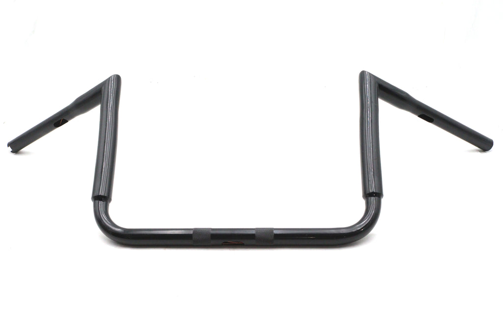 Factory Sample 12 inch Black ChiZeled Z-Bar Handlebar withou