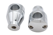 Load image into Gallery viewer, Wyatt Gatling 2 inch Shorty Glide Riser Set Chrome