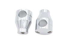 Load image into Gallery viewer, Wyatt Gatling 2 inch Shorty Glide Riser Set Chrome