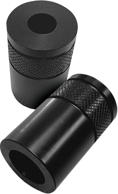 Burly Brand Burly Brawler replacement kit with Delrin 2' front slider for motorcycle body protection, shown in the image.