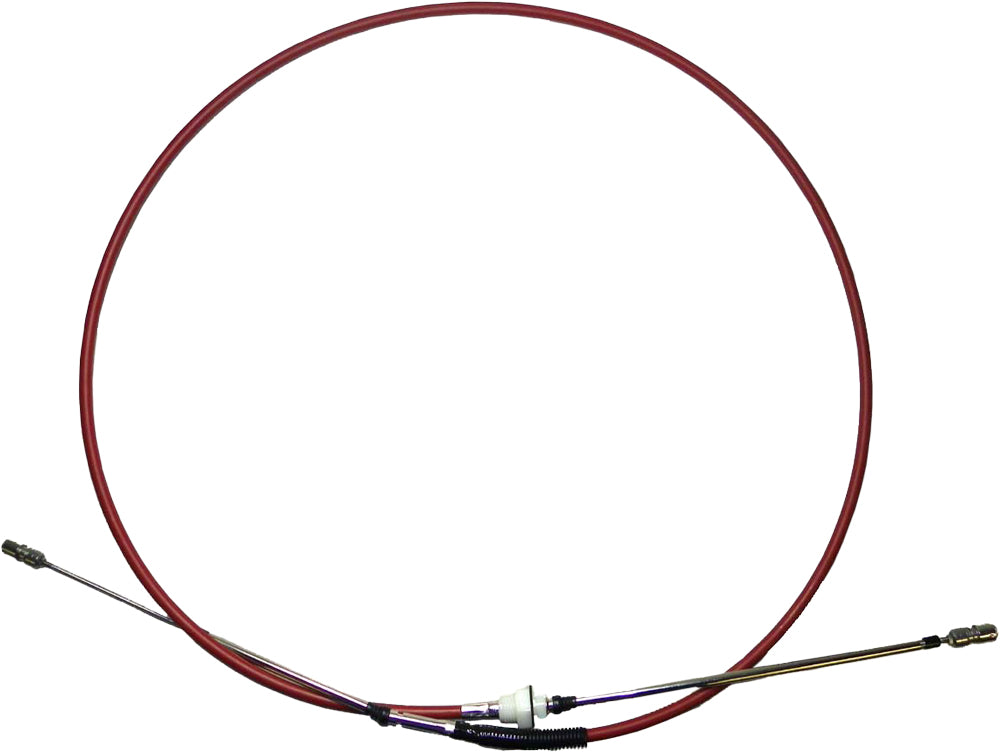 WSM Performance Parts reverse cable for hydraulic control lines, showing the durable cable with connectors and protective sheathing.