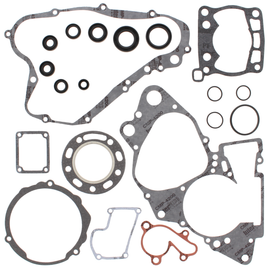 Vertex Complete Gasket Set with Oil Seals 681-1543 for engine repairs, showing gaskets and seals on a white background.