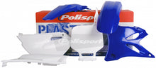 Load image into Gallery viewer, Polisport Plastics plastic body kit in OE color, designed for motorcycle or dirt bike, showing front and side view.