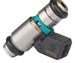 Load image into Gallery viewer, Cycle Pro fuel injector pair, OEM 27665-01A, electrical components for engine fuel delivery, shown in image.