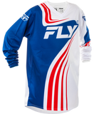 Fly Racing - Youth F-16 Jersey Red/White/Blue Yl - 378-222YL