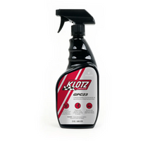 Load image into Gallery viewer, Klotz Oil General Purpose Cleaner 23 oz bottle, chemical cleaner for various surfaces, shown with product label.
