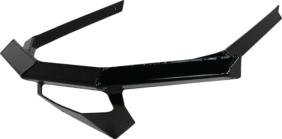 Z Broz Racing black front bumper for S-10/Sonoma trucks, body part with rugged design and mounting brackets.