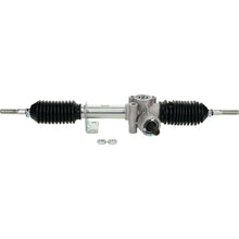 Charger l'image dans la galerie, All Balls steering rack assembly Can 251-4026 showing the metal steering rack with mounting brackets and attached components.