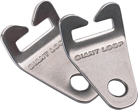 Giant Loop stainless steel mount bracket for secure attachment of gear or accessories to motorcycles or bikes.