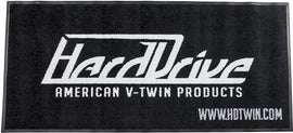 HardDrive Floor Rug measuring 33x73 inches with a modern design, featuring the HardDrive brand logo and pattern.