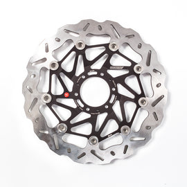 Braking Sk2 directional rotor right 32-6105R for bike brakes, showing the metallic rotor with vented design and mounting holes.