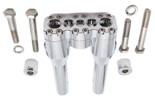 Load image into Gallery viewer, Wyatt Gatling 8 inch Baron Style Riser Set Chrome