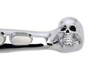 Charger l'image dans la galerie, Chrome Contour Drilled Hand Lever Set with Skull Ends