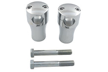 Charger l'image dans la galerie, 3 inch Solid Billet Riser Set Chrome