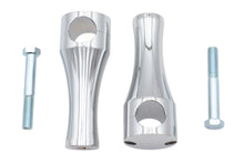 Charger l'image dans la galerie, 5 inch Solid Billet Chrome Riser Set