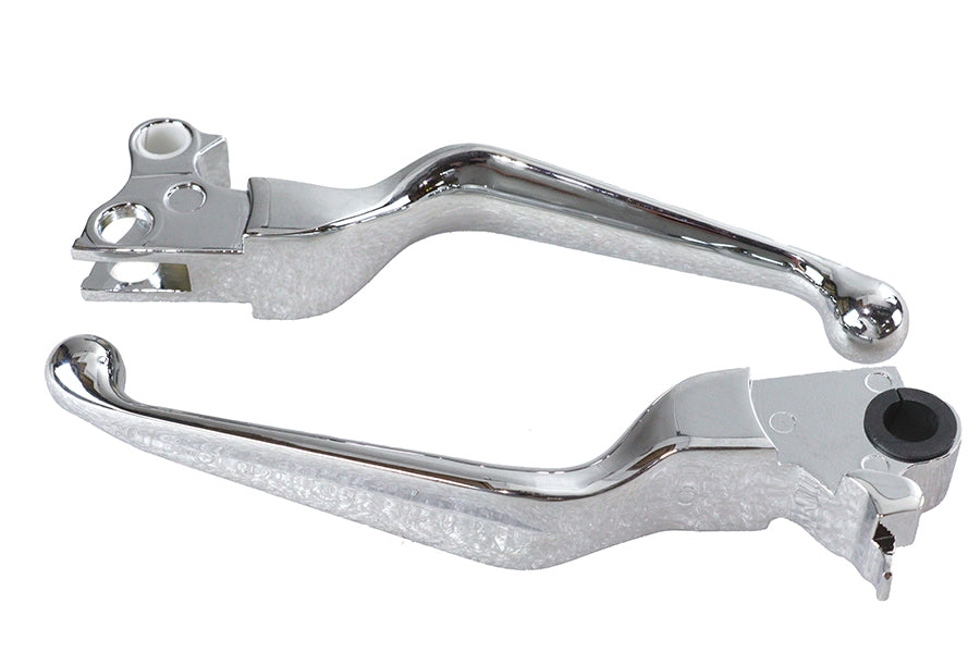 Chrome V-Cut Hand Lever Set