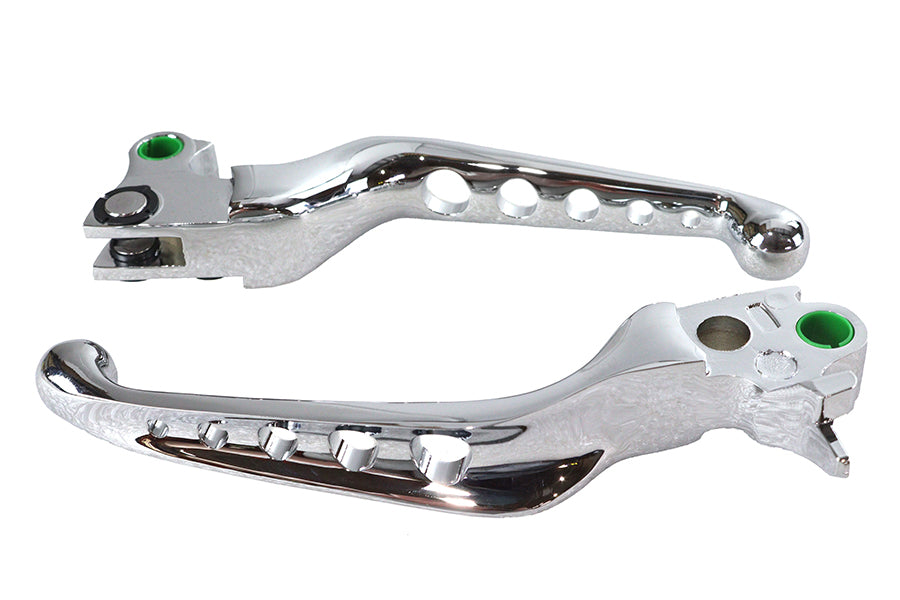Chrome Drilled Hand Lever Set