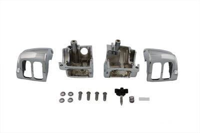Handlebar Control Switch Housing Kit Chrome