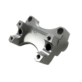 HeliBars Handlebar Risers 281-0508 for motorcycle, showing the risers installed on the handlebar for improved riding comfort
