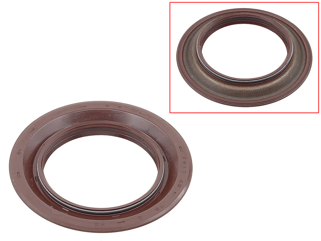 SP1 engine center crank seal S-D 850 12-1299, round rubber gasket with metal core, shown in close-up.