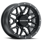Raceline - Krank Wheel 15x7 4/137 5+2 (+10mm) Black - 570-1685