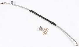 GALFER steel rear brake line for Honda CRF250 motorcycle, model 17-9715, with detailed fittings and durable construction.