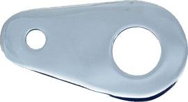 Chrome HardDrive switch bracket with 7/8-inch switch hole, designed for mounting and securing switches.