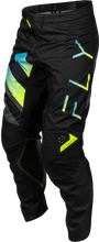 Load image into Gallery viewer, Kinetic Volt Pants Black/Grey/Teal/Yellow Sz 30