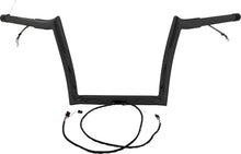 Load image into Gallery viewer, Bagger Nation 12-inch OEM Monkey Bar in satin black with pre-wiring for Harley-Davidson baggers, model years 2015-2023.