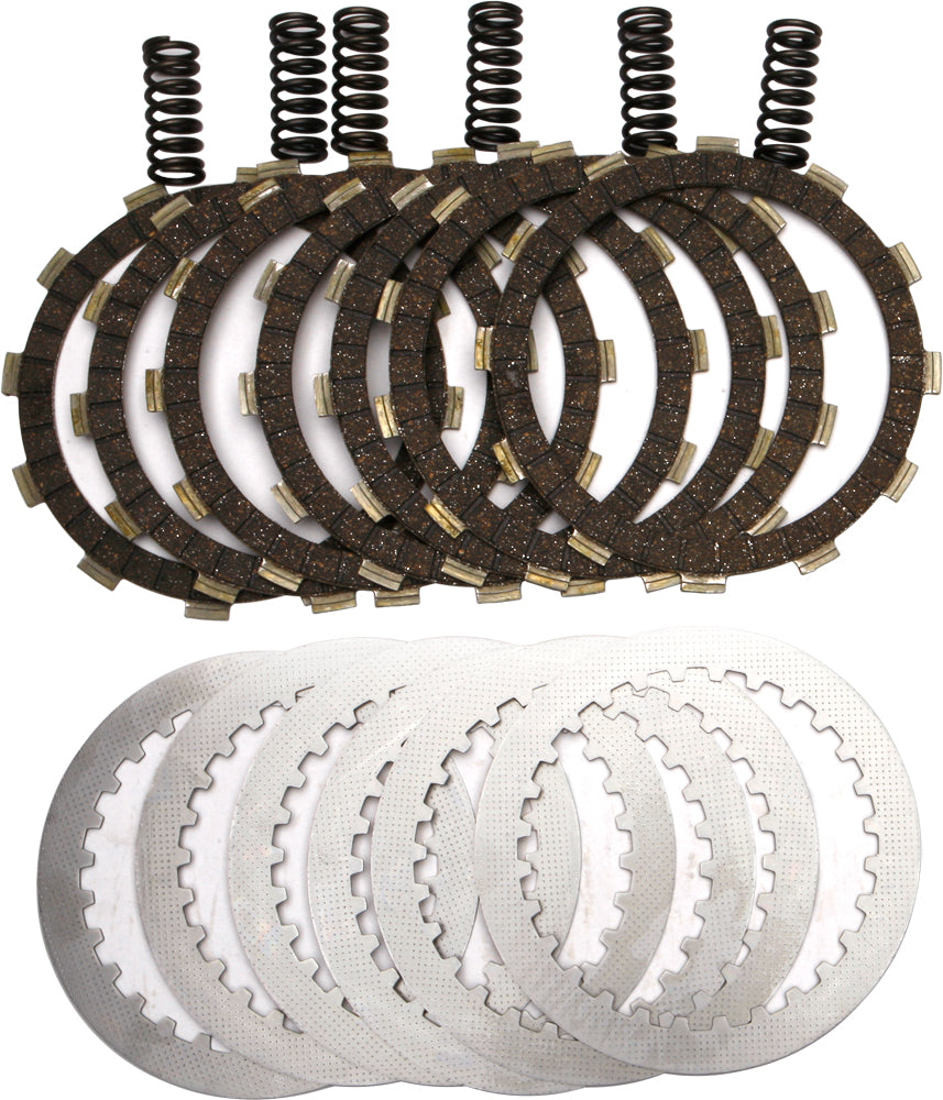 EBC Motorcycle Brakes clutch set Drc3 15-1803 with clutch plates and components, designed for motorcycle clutch systems.