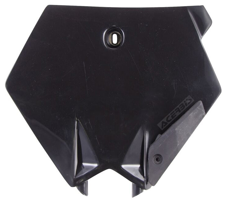 Front Number Plate Black
