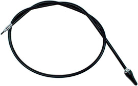 Motion Pro black vinyl Speedo cable 70-6011, a durable hydraulic control line for motorcycle speedometer systems.