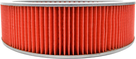 Emgo air filter model 78-9353 showing a cylindrical air filter with pleated paper element and black rubber edges.