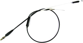 Motion Pro black vinyl throttle cable 70-0052 for motorcycle control lines, showing the cable with fittings and black outer casing.