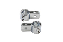 Charger l'image dans la galerie, Chrome 1 inch Footpeg Mount Clamp Set