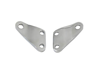 Chrome Footpeg Mount Bracket Set