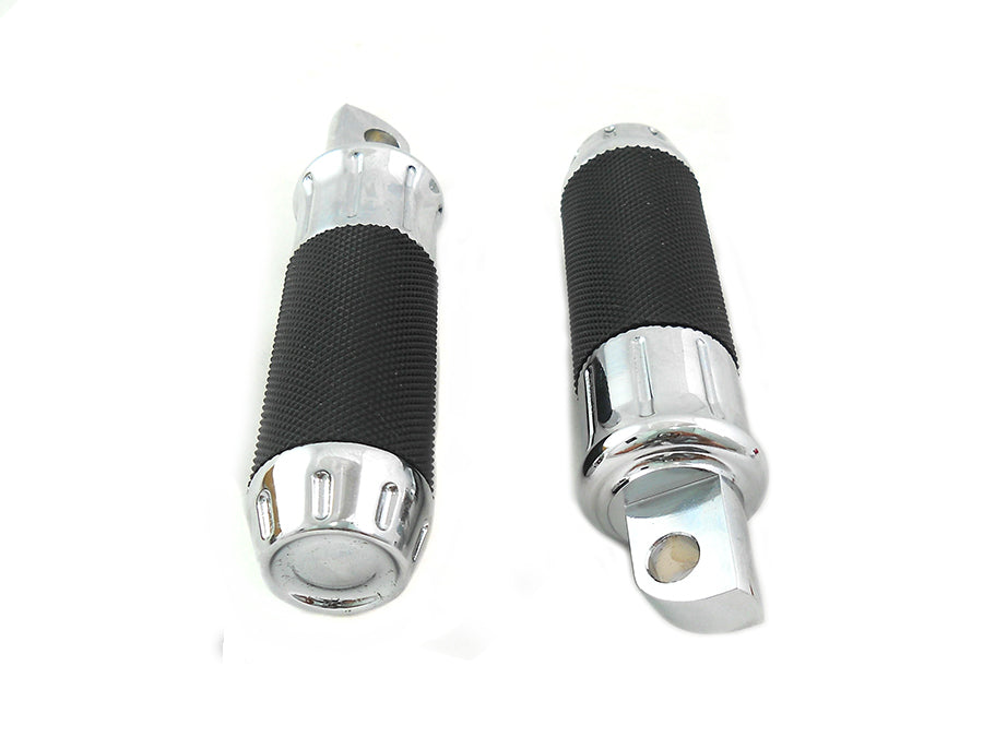 Chrome Plain Style Footpeg Set