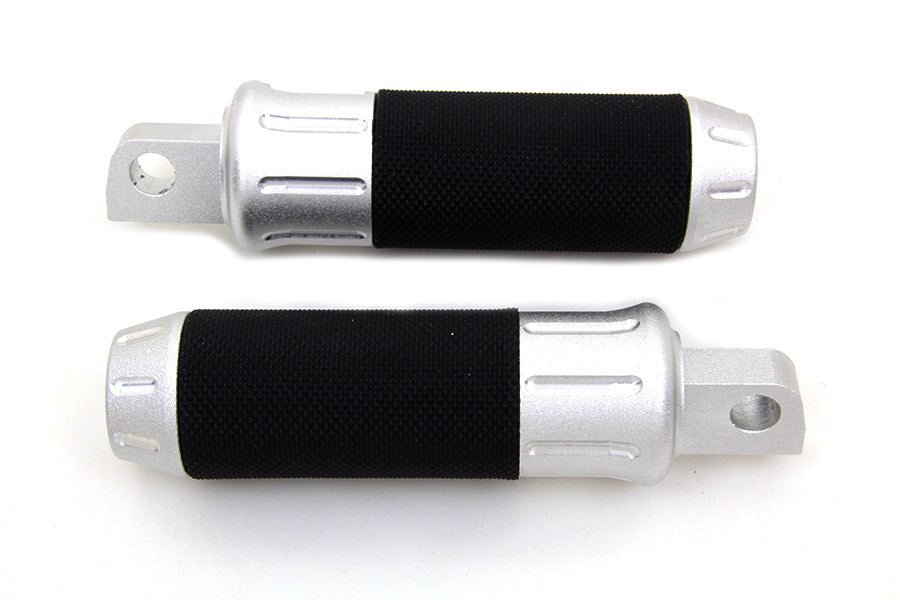 Chrome Shot Peened Style Footpeg Set