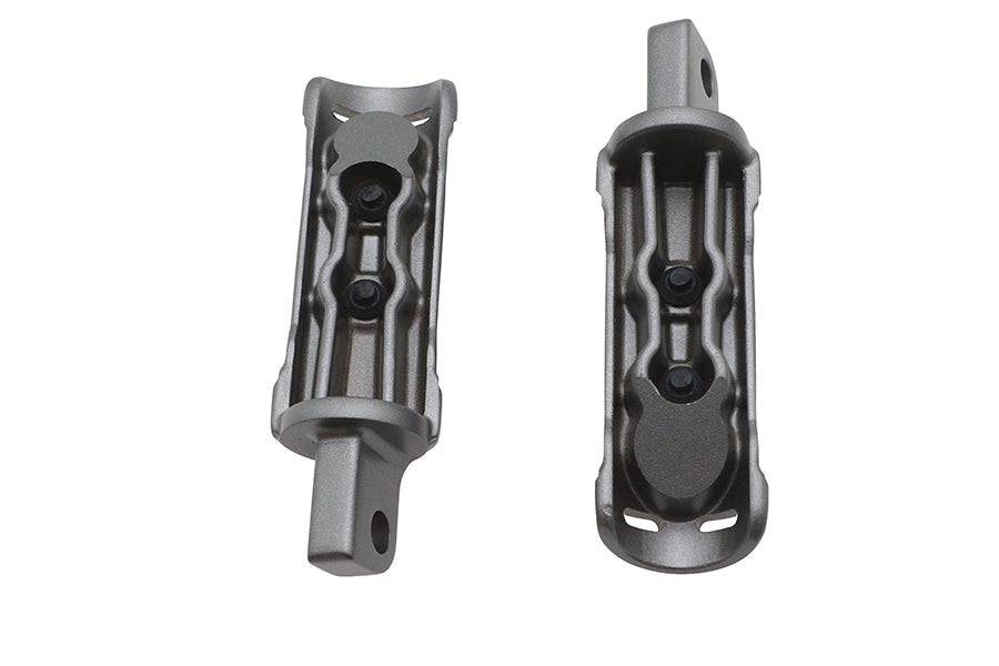 M8 NYC Style Passenger Footpeg Set Graphite