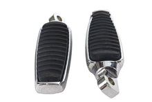 Charger l'image dans la galerie, Chrome Footpeg Set with Rubber Inlay