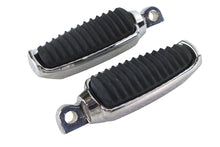Charger l'image dans la galerie, Chrome Footpeg Set with Rubber Inlay