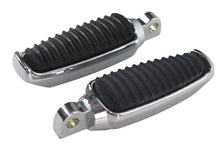 Charger l'image dans la galerie, Chrome Footpeg Set with Rubber Inlay