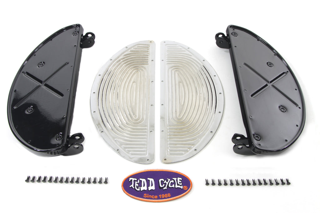 Half Moon Footboard Set Black