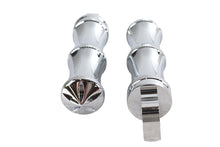 Charger l'image dans la galerie, Chrome Druid Style Footpeg Set